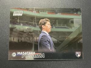 吉田正尚 2023 Topps Stadium Chrome Base ルーキーカード Masataka Yoshida Rookie Card MLBカード