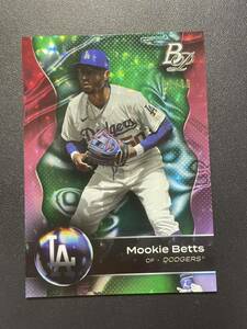 99枚限定 Mookie Betts 2023 Bowman Platinum GREEN ICE FOIL ムーキーベッツ MLBカード