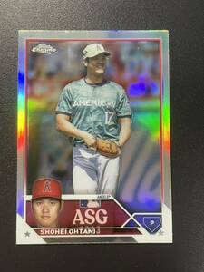 大谷翔平 2023 Topps Chrome ASG オールスター REFRACTOR リフラクター Shohei Ohtani MLBカード Pitching