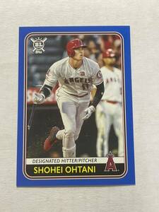 大谷翔平 2020 Topps Big League BLUE パラレル Shohei Ohtani MLBカード