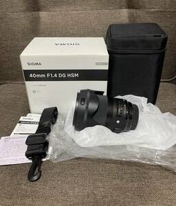 SIGMA Art 40mm F1.4 DG HSM Canon EF secondhand goods 