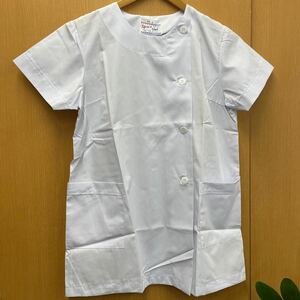 ★未使用品　スパークユニ　白衣　医療　厨房白衣　制服　ユニフォーム　Lサイズ　半袖　