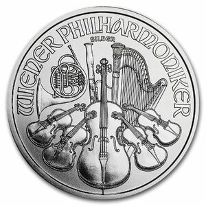 [ written guarantee * capsule with a self-starter ] 2017 year Austria [ we n* Phil is - moni -] original silver 1 ounce silver coin 