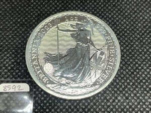31.1グラム 2023年 (新品) イギリス「ブリタニア」純銀 1オンス 銀貨 (エリザベス2世)