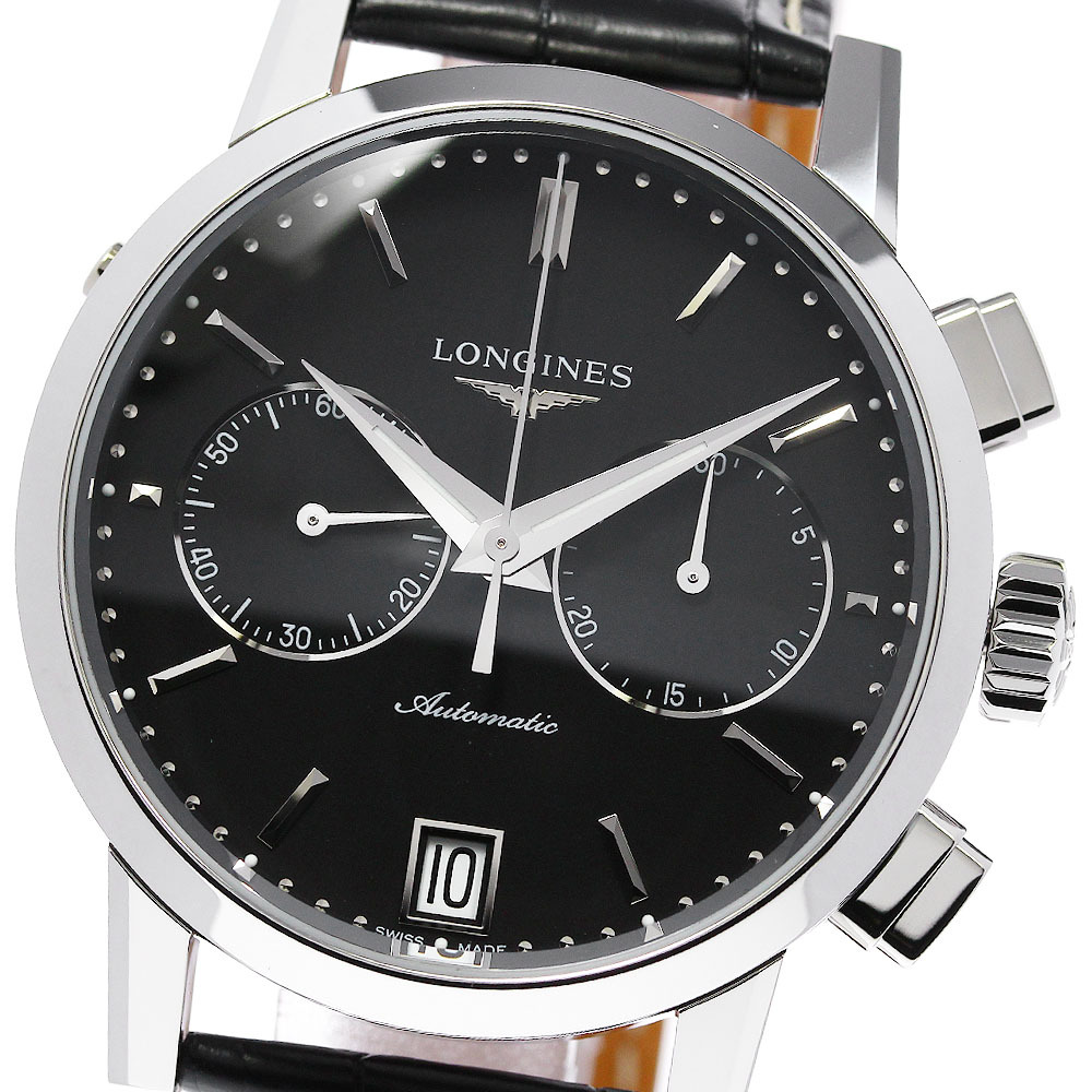  Longines LONGINES L4.829.4 Longines 1832 хронограф Date самозаводящиеся часы мужской превосходный товар коробка * с гарантией ._824252