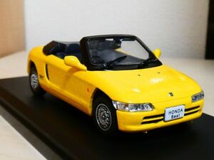 国産名車コレクション 1/43 ホンダ ビート 1991 黄色 アシェット 旧車 クラシックカー ミニカー TＡ