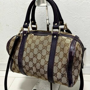 現行モデル グッチ GUCCI ハンドバッグ ショルダーバッグ ミニボストン GG柄 キャンバス 2way レザー レディース メンズ 鞄