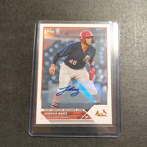 ［Joshua Baez］Topps MLB メジャーリーグ 直筆サインカード auto 