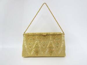 [6-32] LUMYrumi- chopsticks .. Gold beads bag party bag 
