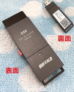  【美品】BUFFALO SSD-PUT1.0U3-BKC 【1TB】USB接続SSD 【訳あり】