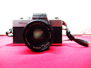 Minolta ミノルタ SR505 ブラック / MC ROKKOR-PG 1：1.4 50mm マニュアルフォーカス レンズ 現状品 管理AS0602A A01
