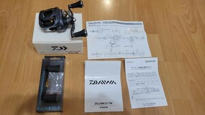 ダイワ　ジリオン SV TW　ZILLION SV TW 1016SV-HL ギア比:6.3 左巻　ゴメクサス95mカーボンハンドル付　スタートドラグ付　中古