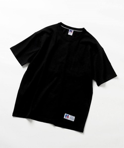 RUSSELL ATHLETIC × EDIFICE 別注 ポケット付き Tシャツ RC-22245ED 001 BLACK SIZE L