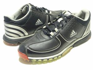 ★アディダス★メンズゴルフシューズ26.5cm/黒adidasブラックTHINTECH靴スニーカースパイクART675100