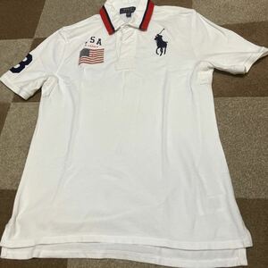 国内正規品 ポロ ラルフローレン 半袖 ポロシャツ XL(18-20)サイズ 綿100% POLO RALPH LAUREN (240601)