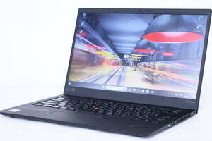 【1円～】10世代CPU Win11Pro 薄型軽量フラッグシップPC ThinkPad X1 Carbon Gen8 i5-10210U RAM16G SSD256G 14型FHD Wi-Fi6 2020/9製