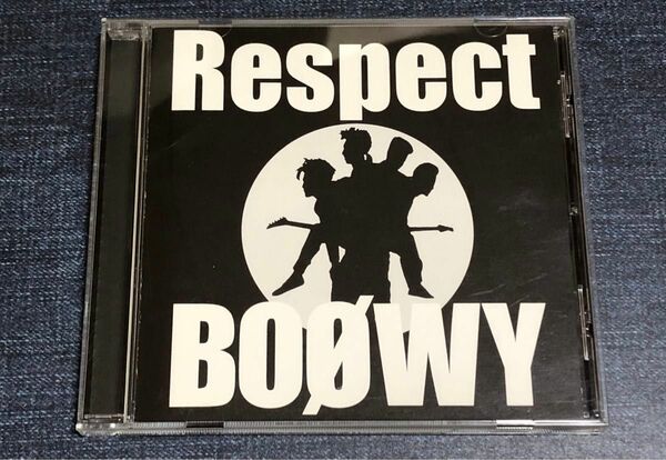 BOOWY / Respect　ボウイ トリビュートアルバム 当時物ハガキ付 中古CD