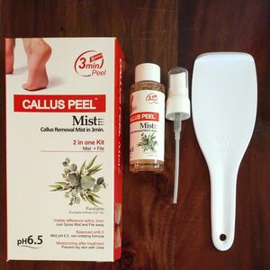 【新品未使用】(フットケアセット)かかと角質ケア/CALLUS PEEL 2 in one kit Mist＆File