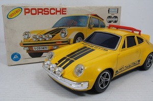 [珍品]ALPS TOUCH-O-MATIC PORSCHE ブリキ バッテリー フリクション 1970年代 当時物 日本製 海外向け 箱付 雑貨