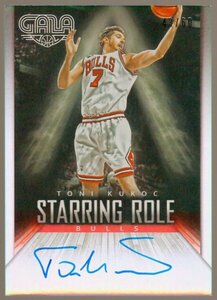 14-15 Panini Gala Toni Kukoc Auto /60