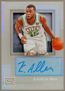 17-18 Panini Status Kadeem Allen Auto