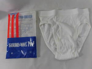 レトロ　　Made in USA　セミビキニ　メンズショーツ　ブリーフ　パンツ　Mサイズ　白　1枚のみ　未使用　長期保管品　２８９４