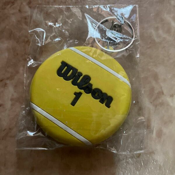 テニス　Wilson ウィルソンテニスボール形キーホルダー　2020滋賀テニストーナメント　オリジナル　未使用　送料無料　15