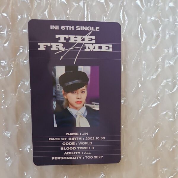 INI THEFRAME 松田迅 IDカード