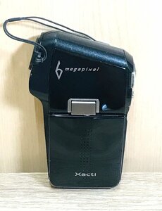 【中古】 SANYO サンヨー Xacti DMX-C6 デジタルムービーカメラ ビデオカメラ ブラック〈バッテリーなし〉