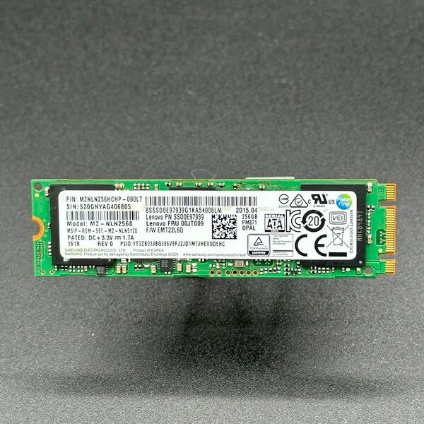 256GB PM871 SAMSUNG M.2 2280 SATA III NGFF SSD