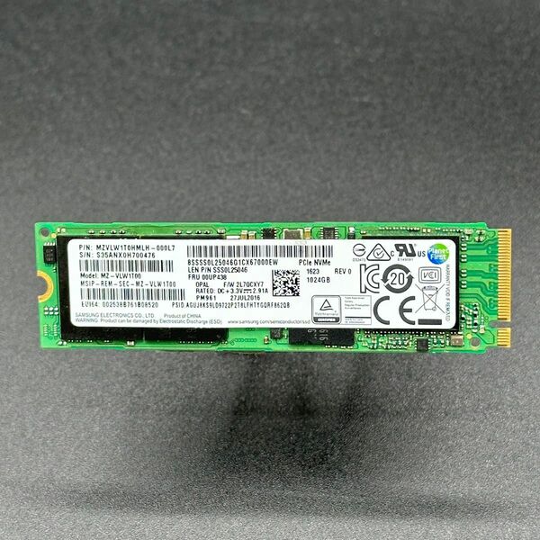 PM961 1024GB 1TB SAMSUNG サムスン NVMe M.2 2280 SSD