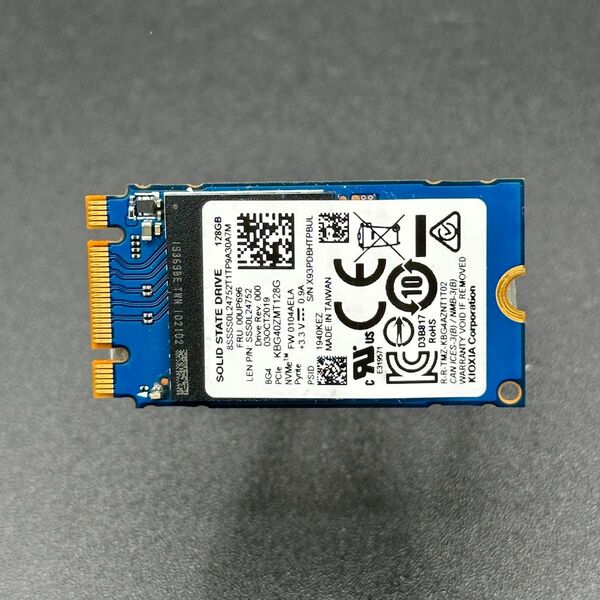 BG4 128GB NVMe M.2 2242 SSD KIOXIA キオクシア 東芝 TOSHIBA PCIe