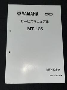 ヤマハ サービスマニュアル MT-125 MTN125 BVE1 配線図あり