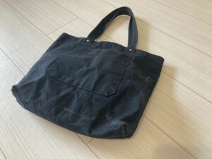 [ хорошая вещь доверие Saburou брезент большая сумка чёрный MADE IN JAPAN Kyoto производства ] один . доверие Saburou брезент raregemllbeanheadportertembea
