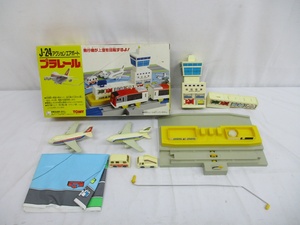 8027Y プラレール J-24 アクションエアポート トミー TOMY 成田空港 新東京国際空港 空港 飛行機 バス 当時物