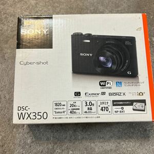  Sony SONY digital camera camera digital still camera DSC-WX350 cyber-shot Cyber Shot black black electrification not yet verification battery less 