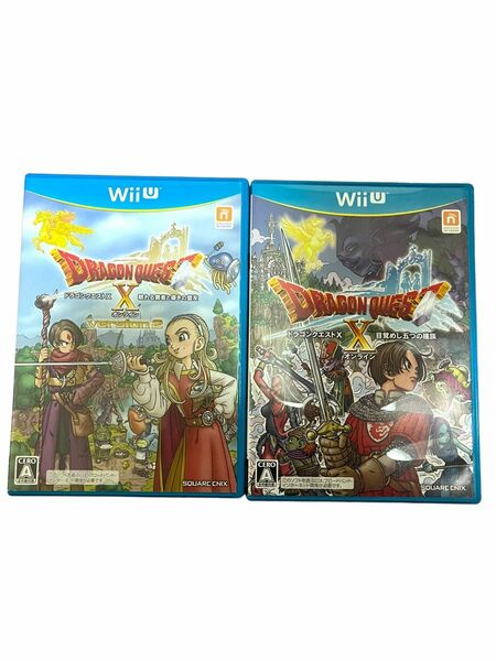 ドラゴンクエストXオンライン2本セット WiiU ゲームソフト U