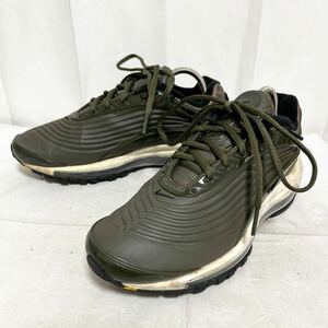 和336★③ NIKE AIR MAX DELUXE ナイキ エアマックス デラックス スニーカー シューズ 24 カーキ メンズ