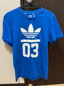 adidasoriginals アディダス　Tシャツ　ブルー　サイズM