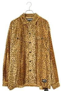 ネイバーフッド NEIGHBORHOOD 23AW FUR SHIRT LS / LEOPARD 232AQNH-SHM06 サイズ:XL ファーレオパード長袖シャツ 中古 BS99