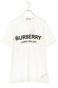  Burberry Burberry 8010538 размер :M двойной Logo принт футболка б/у OM10