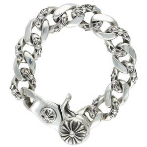 クロムハーツ Chrome Hearts FNCY CHN LNK/ファンシーリンククリップ サイズ:13LINK シルバーブレスレット 中古 SS13