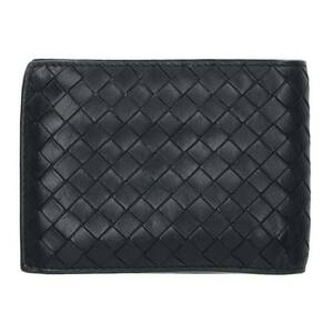 ボッテガヴェネタ BOTTEGA VENETA イントレチャートレザー二つ折り財布 中古 BS99