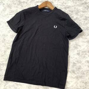S V capital .. casual wear ' comfortable eminent ' FRED PERRY Fred Perry Logo embroidery cotton 100% short sleeves T-shirt / cut and sewn size:M gentleman clothes 