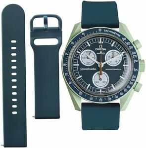 [Ocdin] 20mm wristwatch band Omega X Swatch Omega . Swatch Speedmaster moon Swatch for si