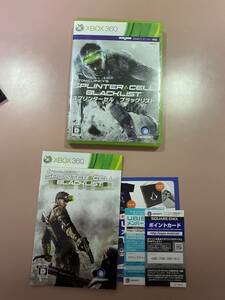後方互換対応済 Xbox360★スプリンターセル ブラックリスト★used☆Splinter Cell Blacklist☆import Japan JP