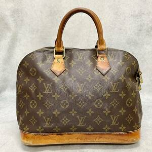 1円〜 美品 LOUIS VUITTON ルイヴィトン モノグラム アルマ VI1926 M51130 トート ハンド バッグ 手提げ ドーム型 レディース 