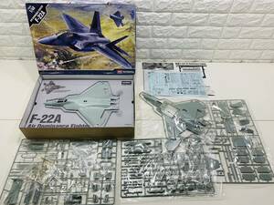 256★1円～★アカデミー 戦闘機 爆撃機 F-22A ラプター Air Dominance fighter 1/48 カルトグラフ社製マーク付き 袋未開封・未使用品