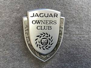 ジャガー JAGUAR メタルカーエンブレム 車用デカール 飾り 金属ステッカー シール バッジ ドレスアップ 1個 シルバー 24番