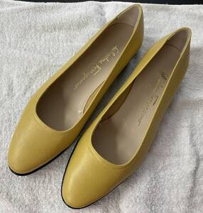Salvatore Ferragamo サルヴァトーレ・フェラガモ ALADINA パンプス イエロー 6